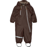 Miikline PU Snow Suit 2 Zip Recycled French Roast